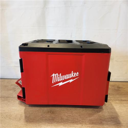 AS-IS- Milwaukee 18-Volt Lithium-Ion Cordless PACKOUT 3000 Lumens LED Light with Built-In Charger