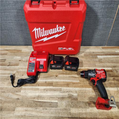 HOUSTON LOCATION - AS - IS Milwaukee FUEL 18V Lithium-Ion Brushless Cordless 1/2 in. Hammer Drill Driver Kit