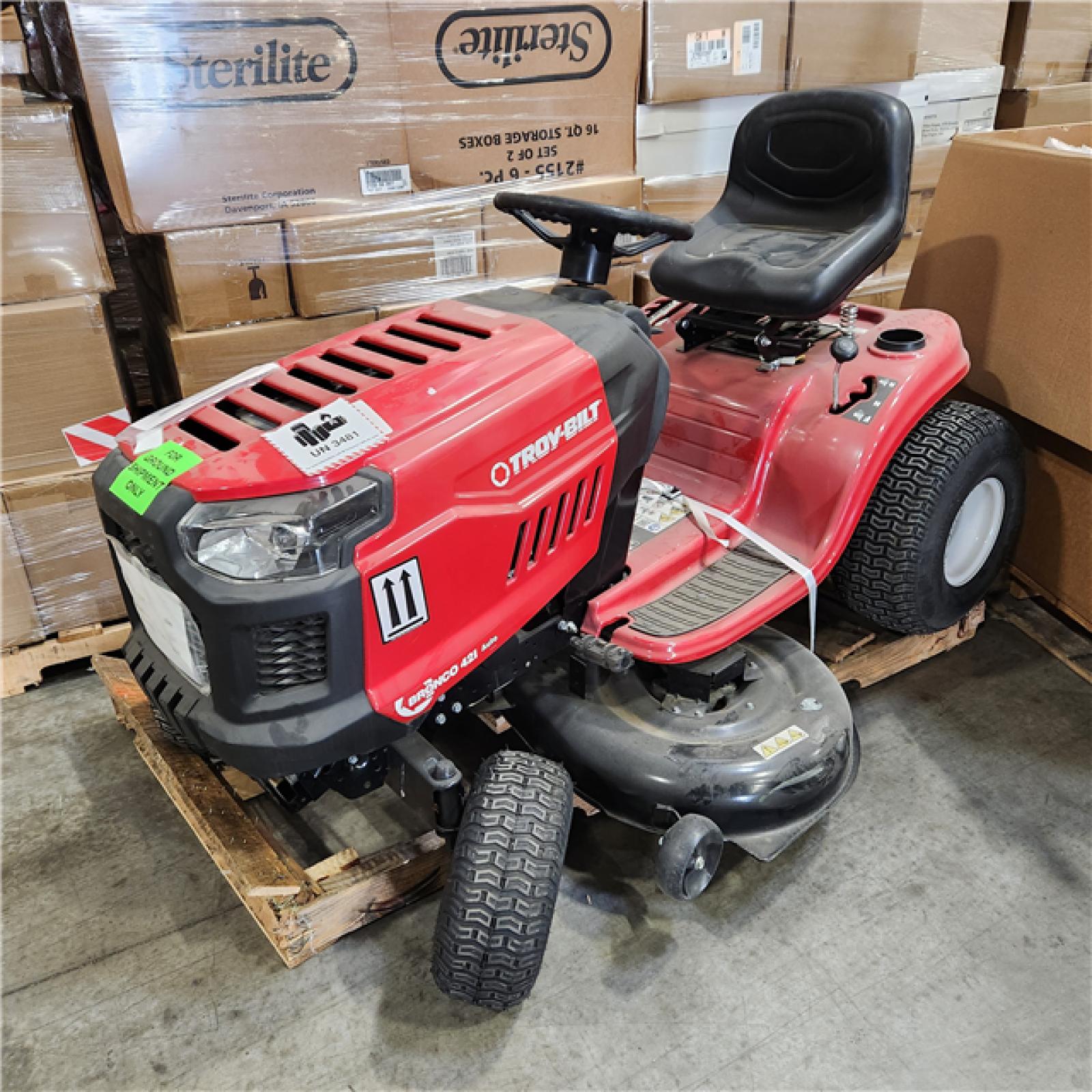 Dallas Location - As-Is Troy-Bilt Bronco 42 in Gas Riding Lawn Mower