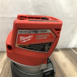 AS-IS Milwaukee FUEL 18V Lithium-Ion Brushless Cordless Compact Router (Tool-Only)