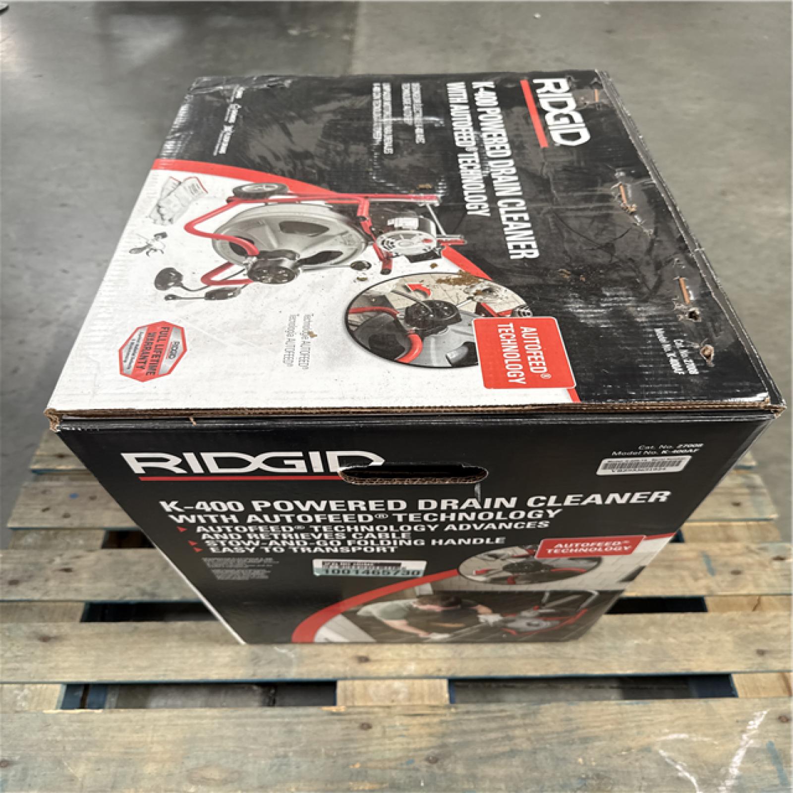 California NEW Ridgid K-400 Powered Drain Cleaner