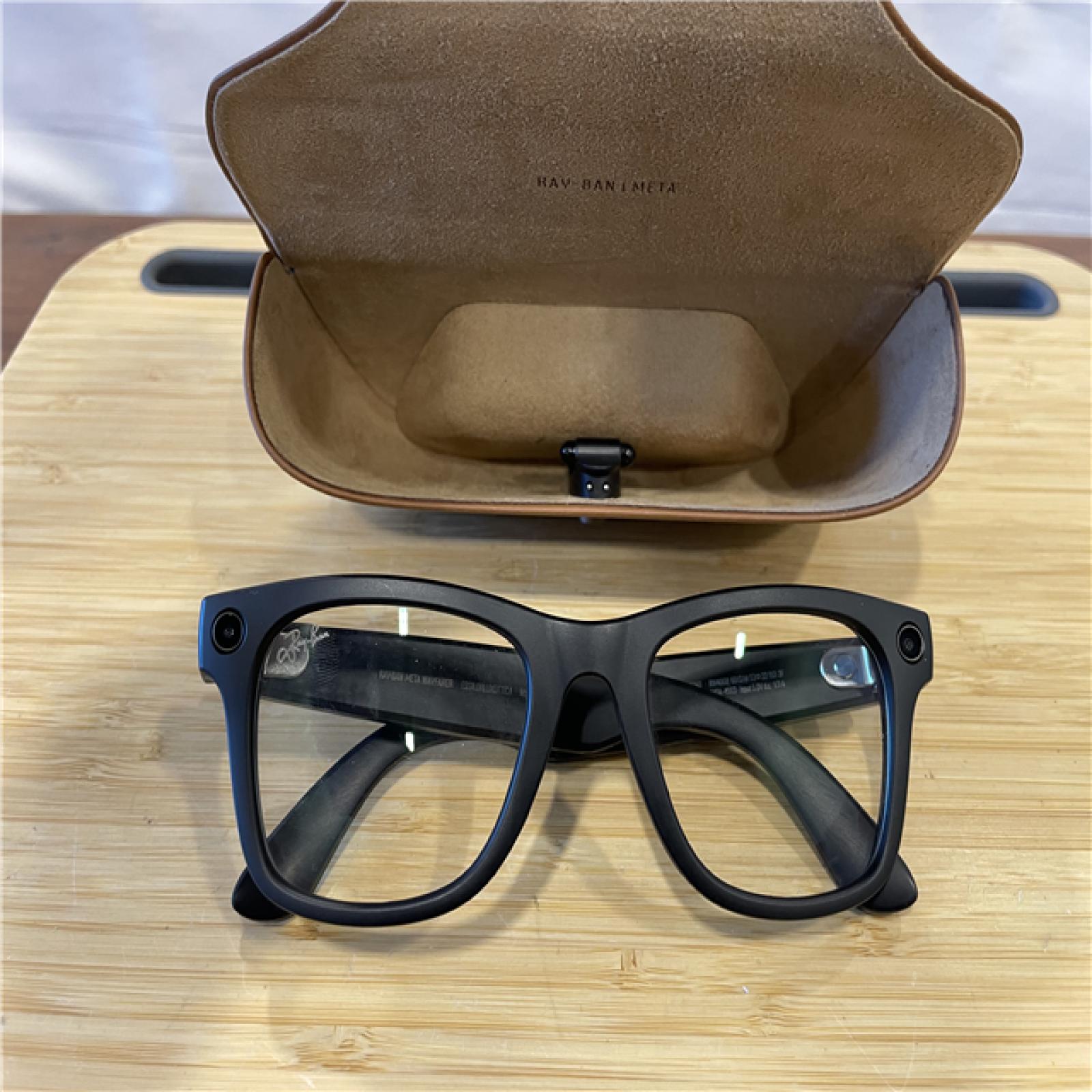 AS-IS Ray-Ban Meta Wayfarer RW4006 - Rectangle Square Black