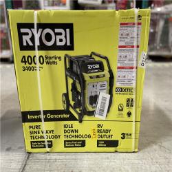 NEW! - RYOBI 4000-Watt Recoil Start Gasoline Powered Digital Inverter Generator