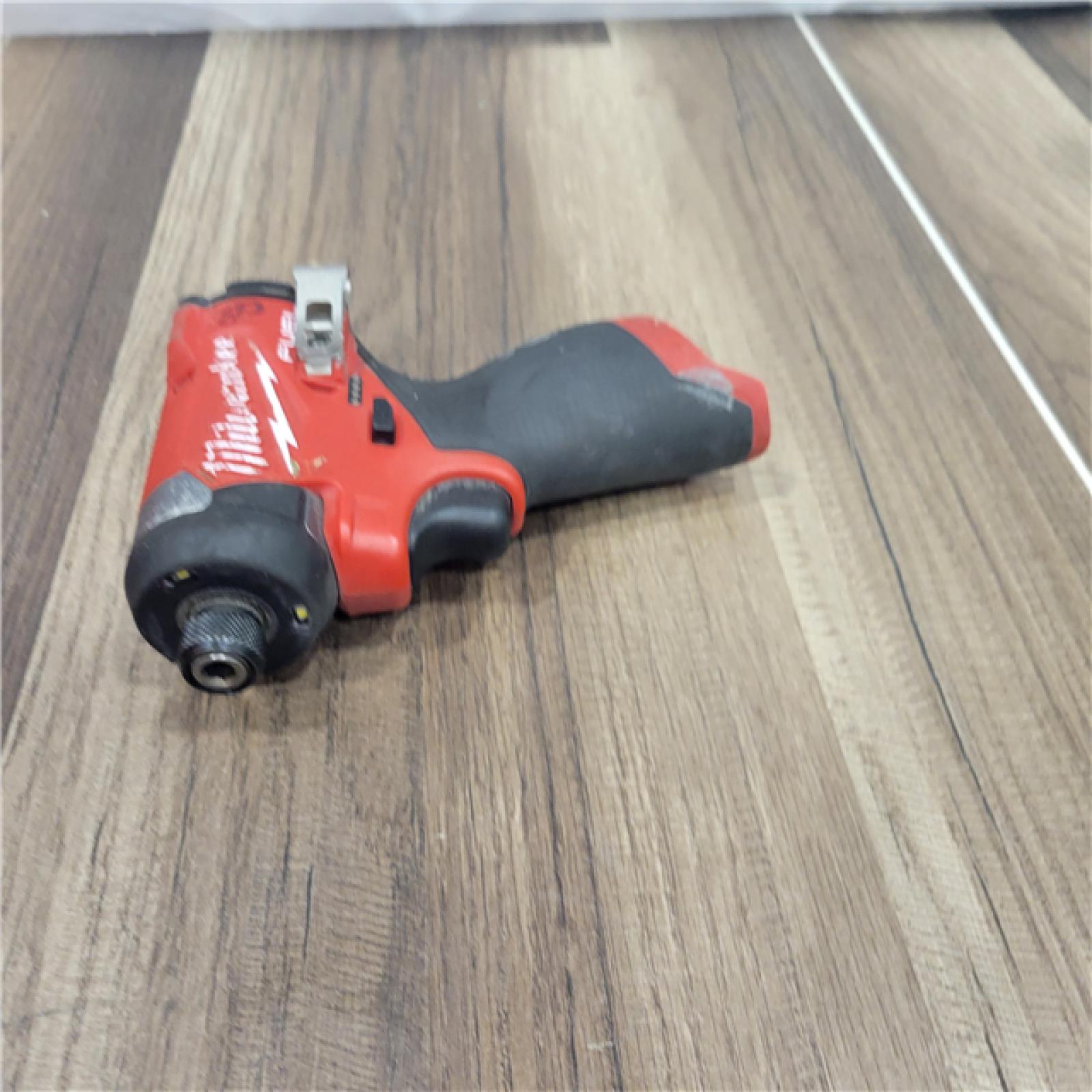 AS-IS Milwaukee M12 FUEL 12 V 1/4 in. Cordless Brushless Impact Driver (Tool KIT battery & charge)