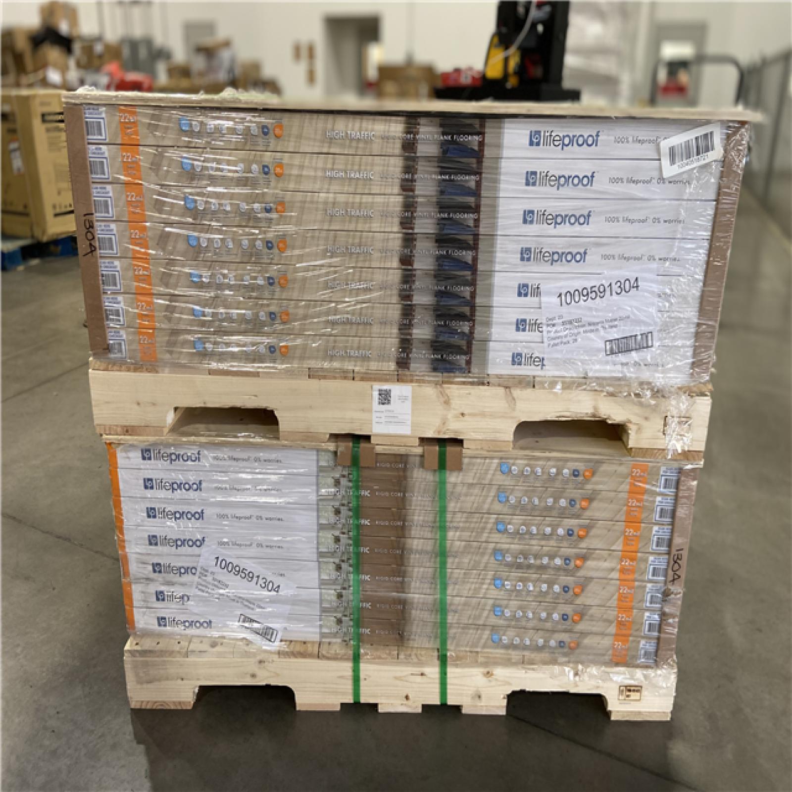 DALLAS LOCATION - Lifeproof Navarra Maple 22 mil x 8.7 in. W x 48 in. L Click Lock Waterproof Luxury Vinyl Plank Flooring (20.1 sq. ft/case) - 51 CASES