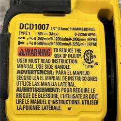 AS-IS DEWALT 20V MAX Brushless Cordless 1/2 3-Speed Hammer Drill (Tool-Only)