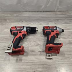 AS-IS Milwaukee 18V Cordless 2-Tool Drill/Driver and Impact Driver Kit