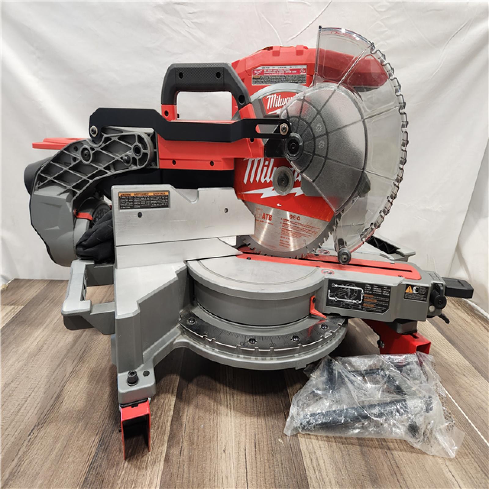 AS-IS- Milwaukee Tool 10 Double Bevel Sliding Miter Saw - 48 (Left) Max