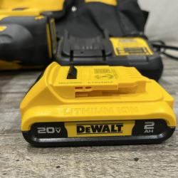AS-IS DEWALT 20V MAX XR 16-Gauge Electric Cordless Angled Finishing Nailer Kit