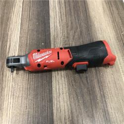 AS-IS Milwaukee FUEL 12V Lithium-Ion Compact 1/4 in. Cordless Ratchet (Tool-Only)