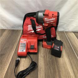 AS-IS Milwaukee  FUEL 18V Lithium-Ion Brushless Cordless 1/2 in. Impact Wrench w/Friction Ring Kit