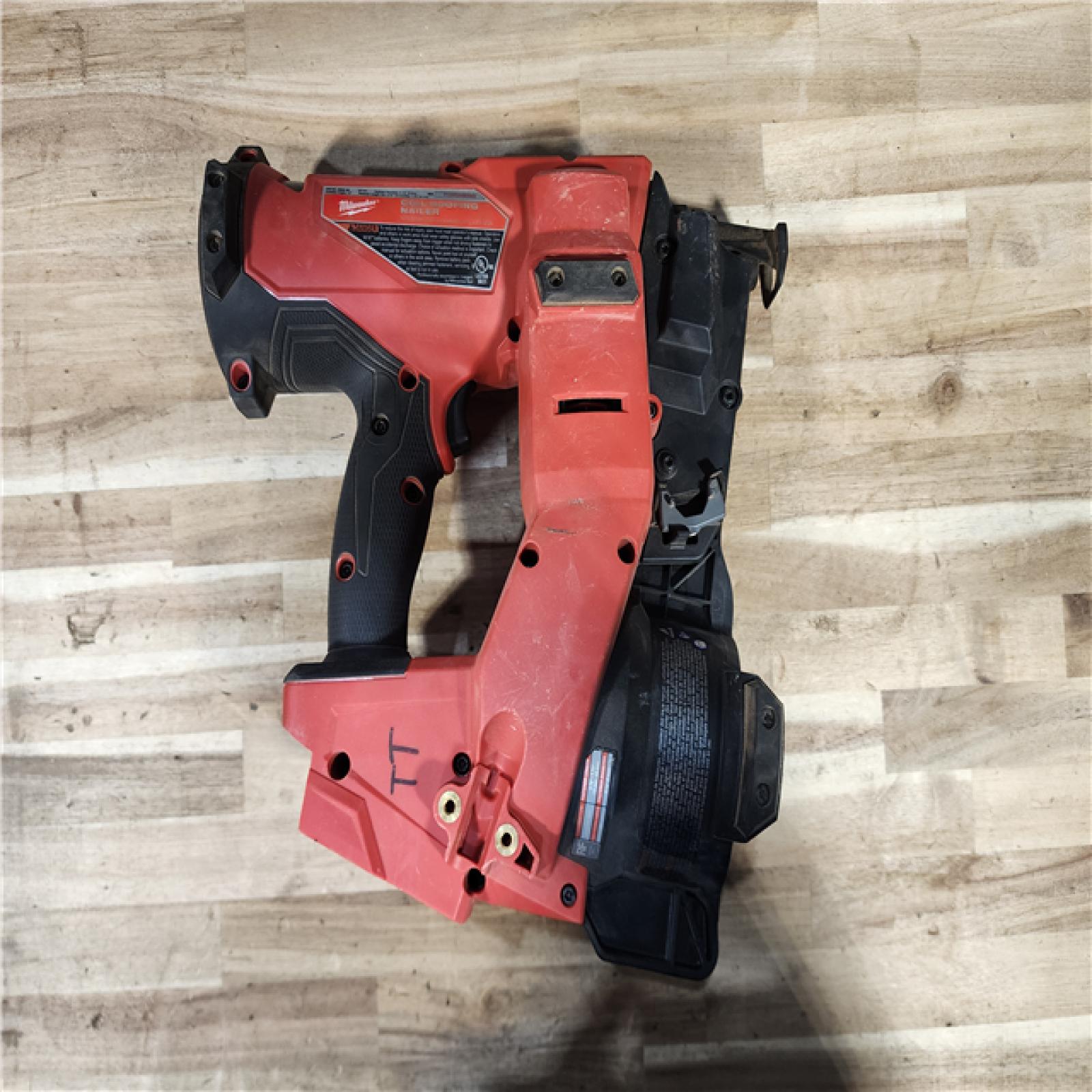 HOUSTON LOCATION - AS-IS Milwaukee FUEL 18-Volt Lithium-Ion Brushless Cordless Coil Roofing Nailer (Tool Only)