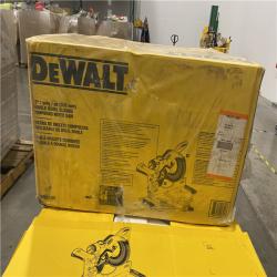 NEW- DEWALT 15 Amp Corded 12 in. Double Bevel Sliding Compound Miter Saw