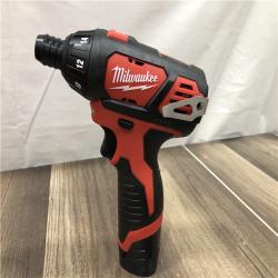 AS-IS Milwaukee 12V Lithium-Ion Cordless 3/8 in. Ratchet and Screwdriver Combo Kit