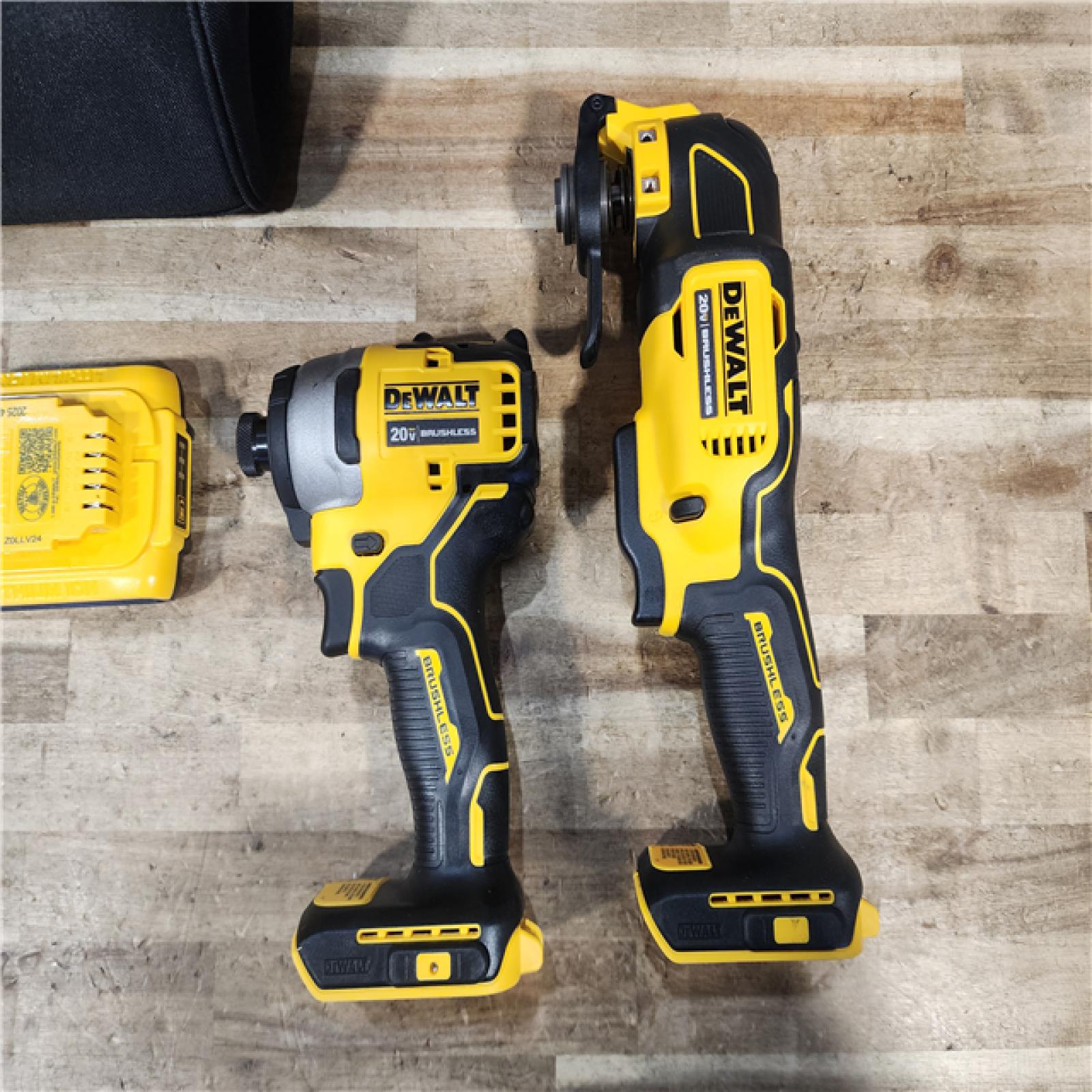 HOUSTON LOCATION - AS - IS DEWALT ATOMIC 20-Volt Lithium-Ion Cordless Brushless (2-Tool) Combo Kit