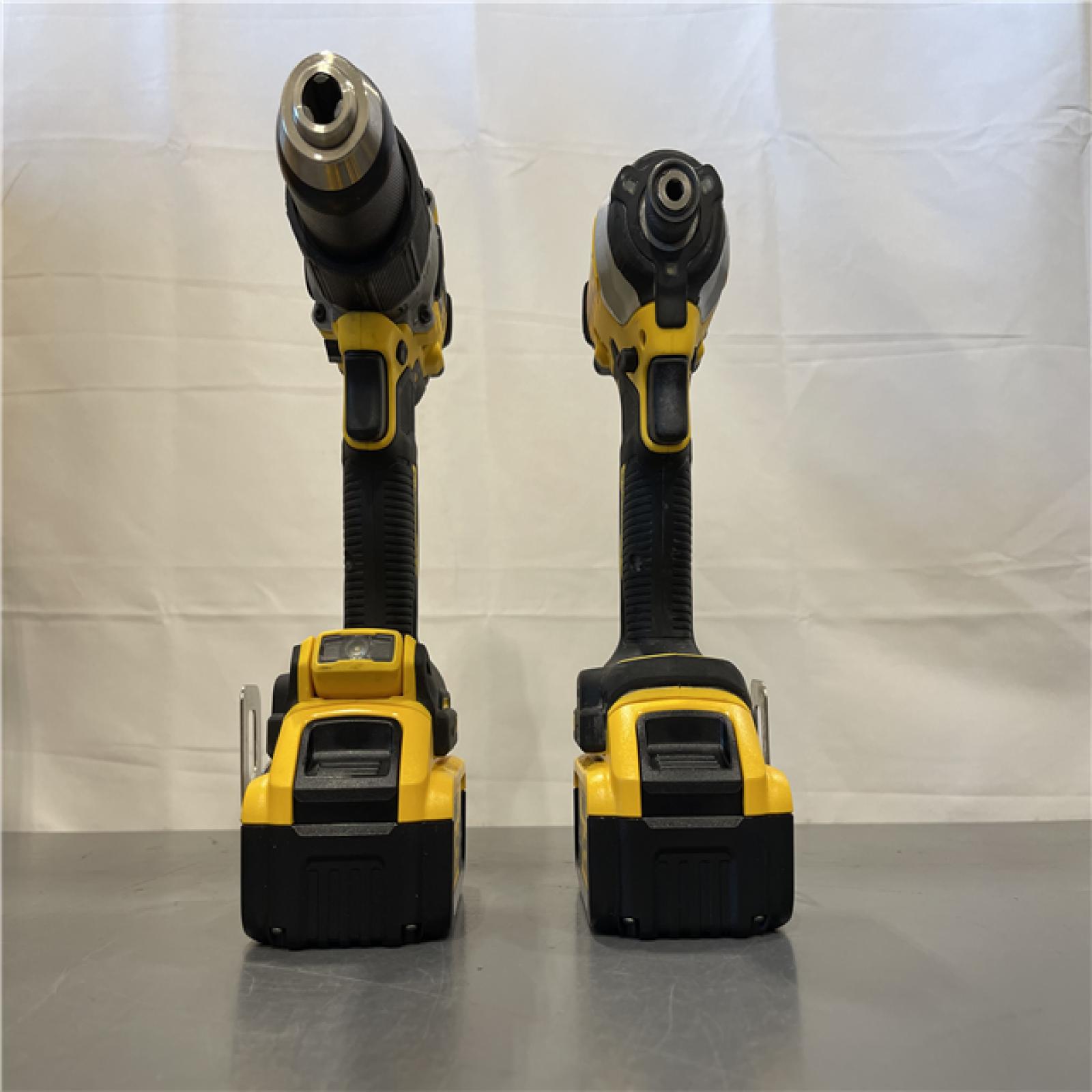 AS-IS - DEWALT 20V MAX XR Hammer Drill and ATOMIC Impact Driver 2 Tool Cordless Combo Kit
