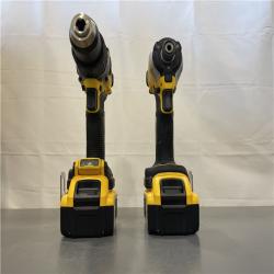 AS-IS - DEWALT 20V MAX XR Hammer Drill and ATOMIC Impact Driver 2 Tool Cordless Combo Kit