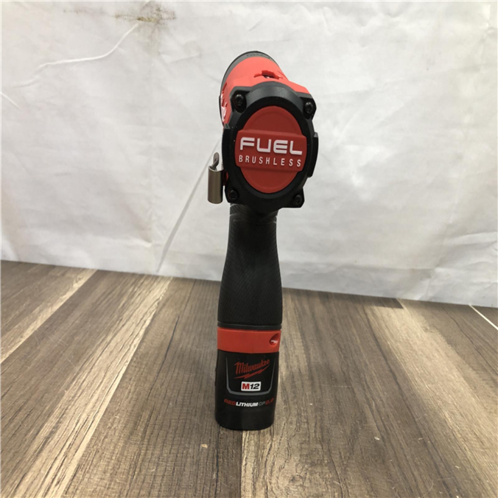 AS-IS Milwaukee FUEL 12V Lithium-Ion Brushless Cordless 1/4 in. Hex Impact Driver Kit