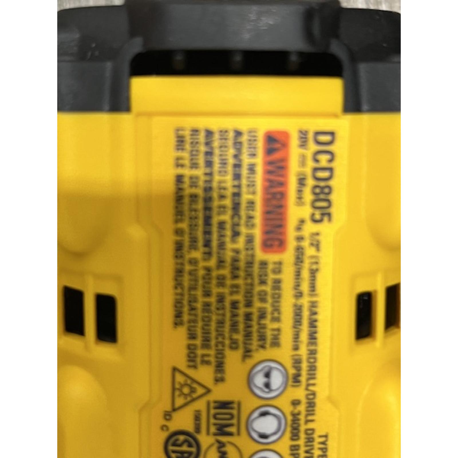 AS-IS Dewalt DCK449E1P1 20V MAX XR Brushless Lithium-Ion 4-Tool Combo Kit with (1) 1.7 Ah and (1) 5 Ah Battery