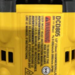 AS-IS Dewalt DCK449E1P1 20V MAX XR Brushless Lithium-Ion 4-Tool Combo Kit with (1) 1.7 Ah and (1) 5 Ah Battery