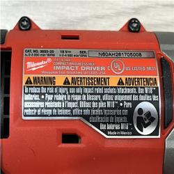 AS-IS Milwaukee 18V Lithium-Ion Brushless Cordless Compact Drill/Impact Combo Kit