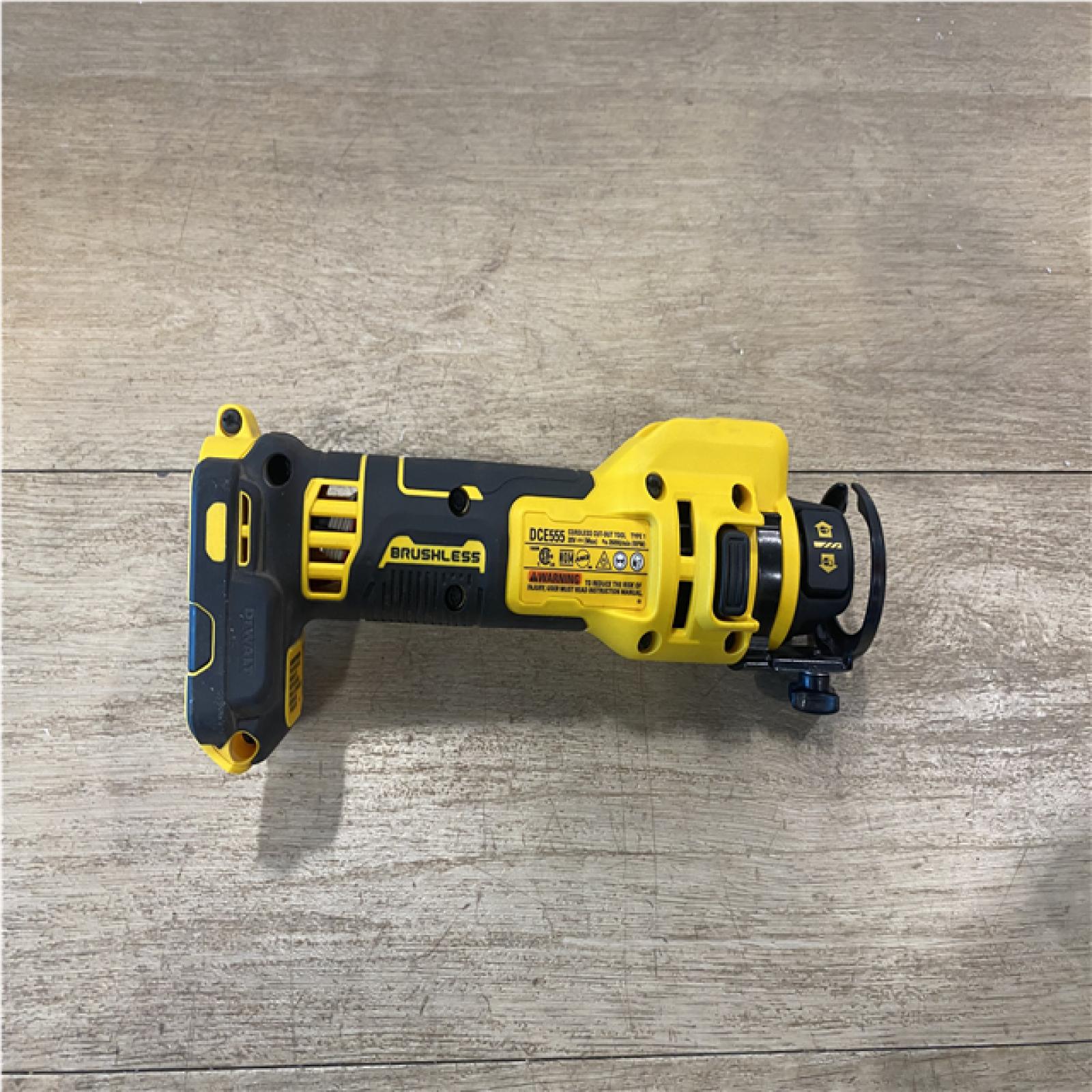 as-is DEWALT XR 20V Lithium-Ion Cordless Rotary Drywall Cut-Out Tool (Tool Only)