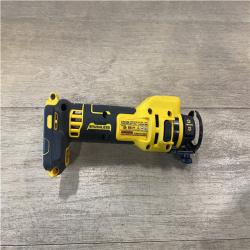 as-is DEWALT XR 20V Lithium-Ion Cordless Rotary Drywall Cut-Out Tool (Tool Only)