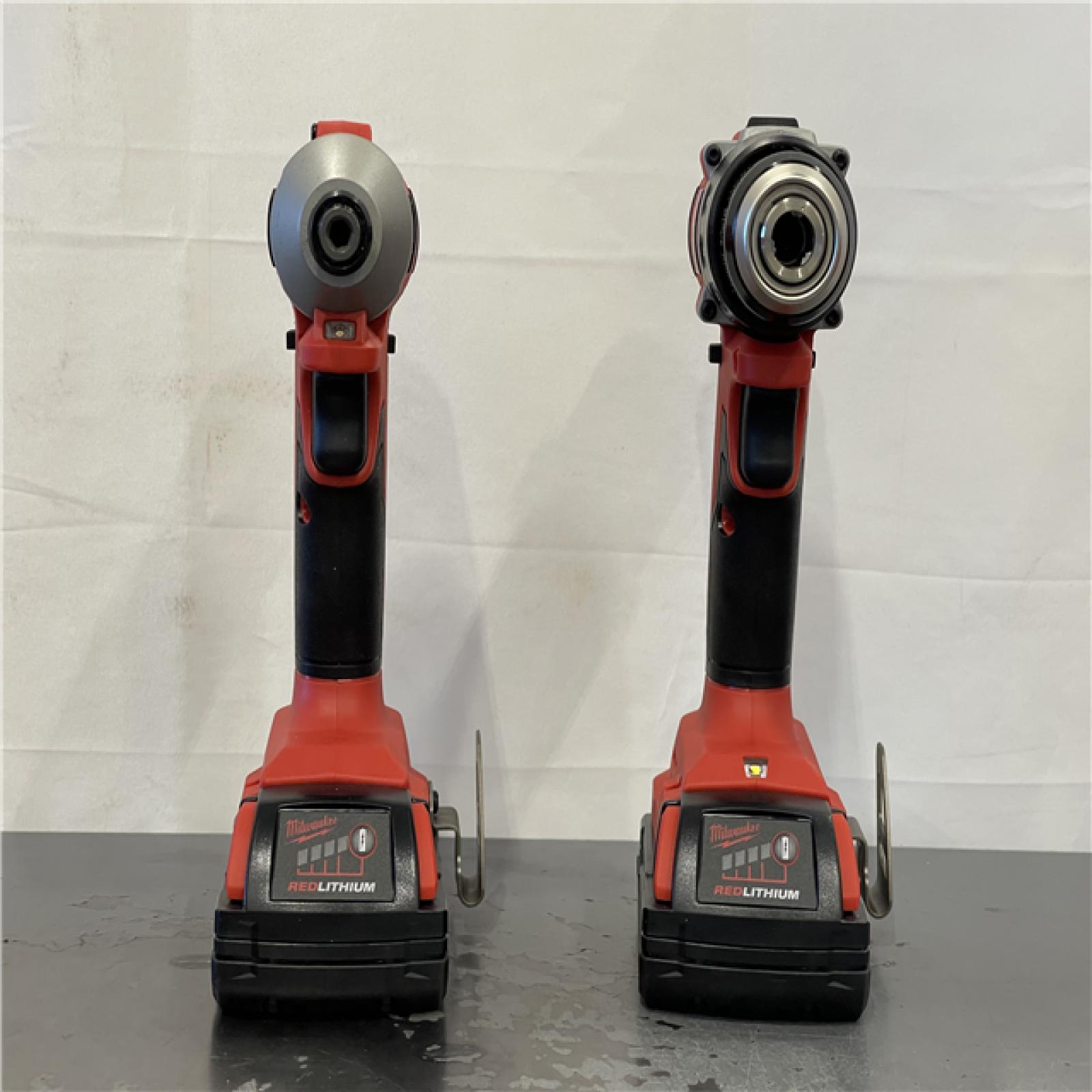 AS-IS- Milwaukee M18 Compact Brushless 2-Tool Combo Kit