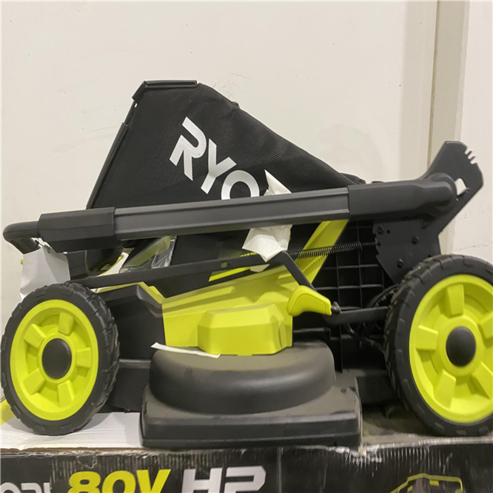 Dallas Location - As-Is RYOBI 80V HP Brushless Battery Cordless Electric 30 in. Multi-Blade Lawn Mower(Lot Of 3)