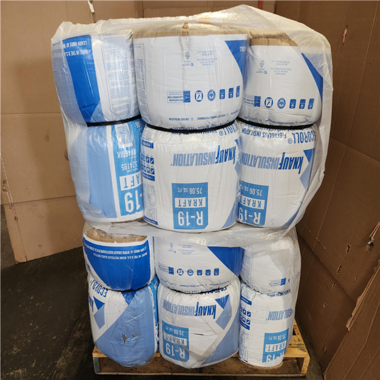 Phoenix Location NEW Knauf Insulation R-19 EcoRoll Kraft Faced Fiberglass Insulation Roll 23 in. x 39.2 ft. x 6-1/4 in. (180 SF/ 12-Bags)