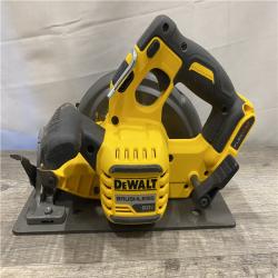 AS-IS DEWALT FLEXVOLT 60V MAX Cordless Brushless 7-1/4 in. Circular Saw with Brake (Tool Only)
