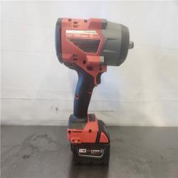 AS-IS- Milwaukee FUEL 18V Lithium-Ion Brushless Cordless 1/2 in. Impact Wrench w/Friction Ring Kit