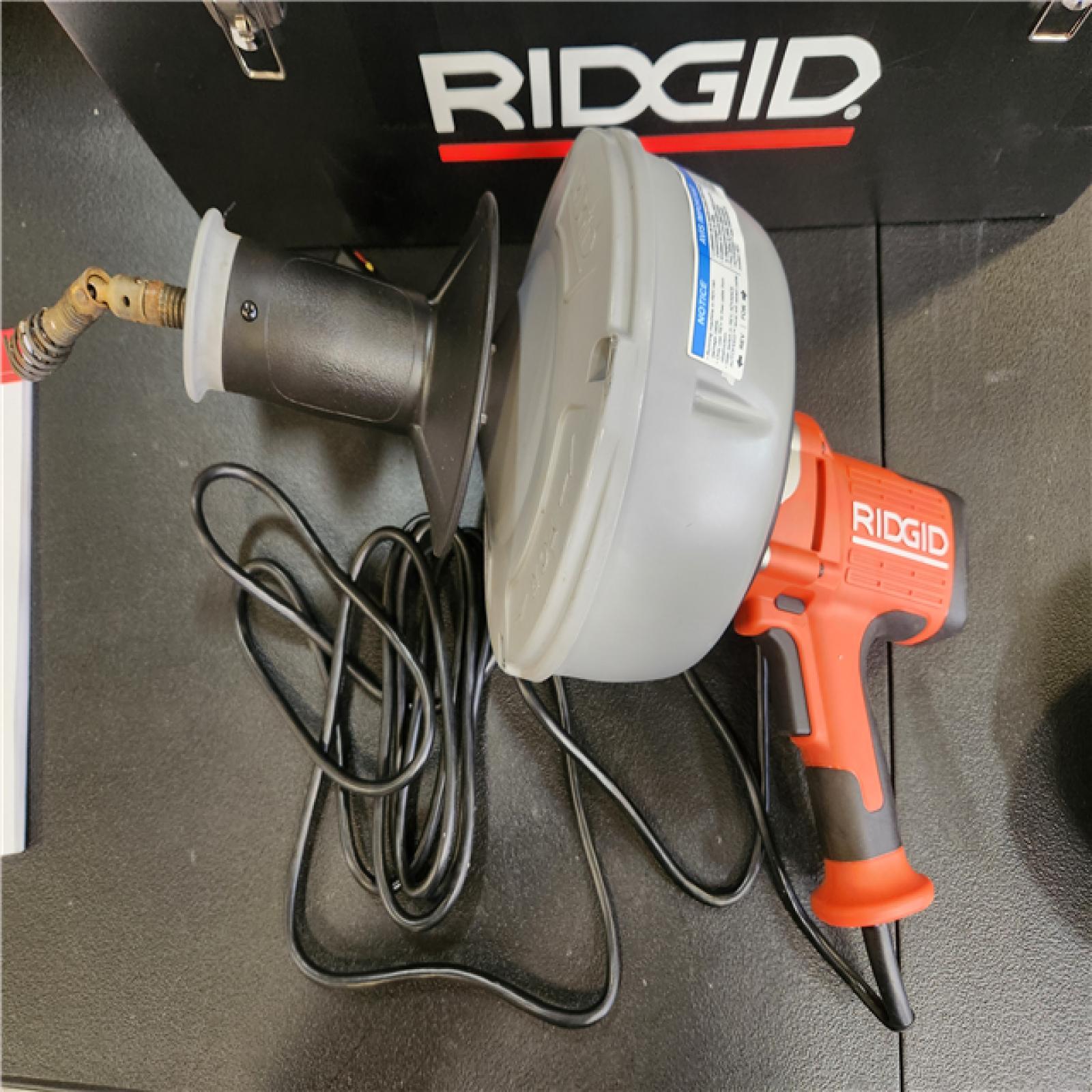 Phoenix RIDGID K-45 120V Auto-Feed Drain Cleaning Machine with C-1IC and C-6 Cables  Tool Set  and Carrying Case
