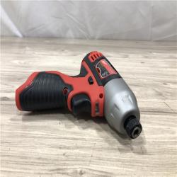 AS-IS Milwaukee 2494-22 M12 Cordless Combination 3/8 Drill / Driver and 1/4 Hex Impact Driver Dual Power Tool Kit