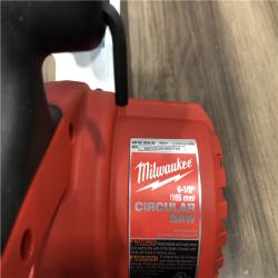 AS-IS Milwaukee 18V Lithium-Ion Cordless 6-1/2 in. Circular Saw (Tool-Only)