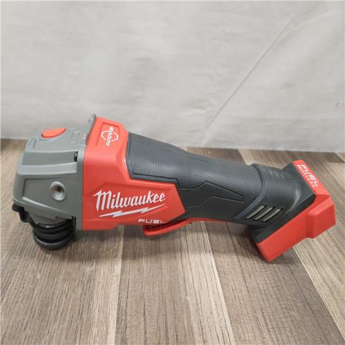AS-IS- Milwaukee FUEL 18-Volt Lithium-Ion Brushless Cordless 4-1/2 in./5 in. Grinder W/Paddle Switch (Tool-Only)