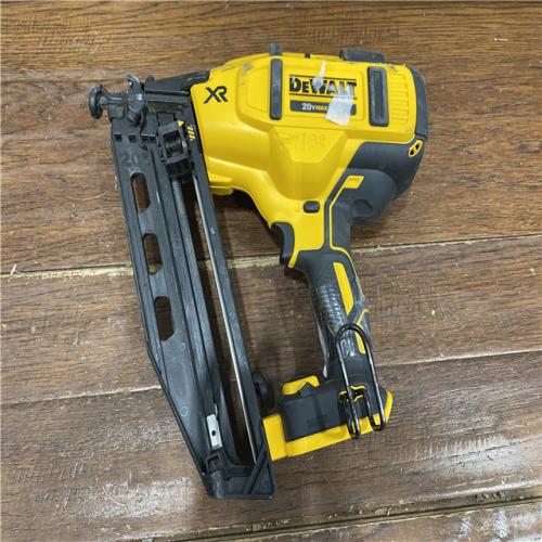 AS-IS 20V MAX XR Lithium-Ion Electric Cordless 16-Gauge Angled Finishing Nailer (Tool Only)