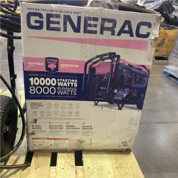 Dallas Location - As-Is Generac 10000 / 8000-Watt Electric Gasoline Portable Generator
