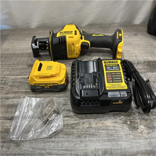 AS-IS DEWALT Atomic 20-Volt Maximum Cordless Brushless Compact Reciprocating Saw Kit