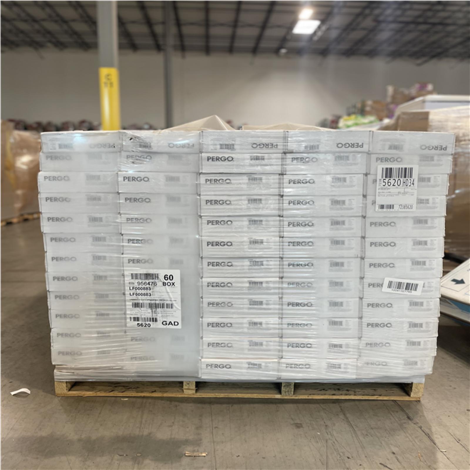 DALLAS LOCATION- NEW! PERGO Graceland Oak 12 mm T x 7.4 in. W Waterproof Laminate Wood Flooring (16.93 sqft/case) PALLET (60 UNITS)