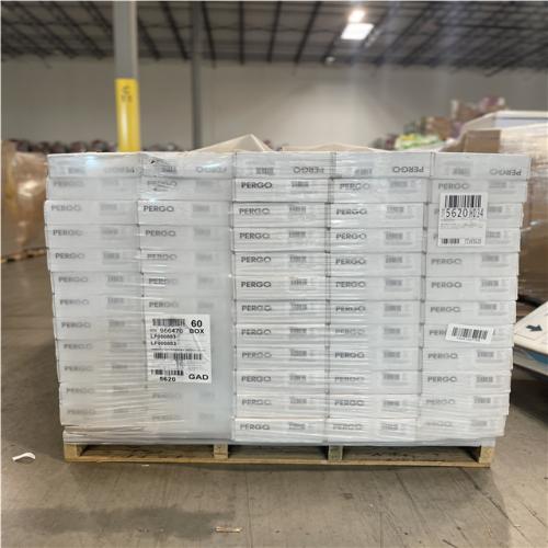 DALLAS LOCATION- NEW! PERGO Graceland Oak 12 mm T x 7.4 in. W Waterproof Laminate Wood Flooring (16.93 sqft/case) PALLET (60 UNITS)