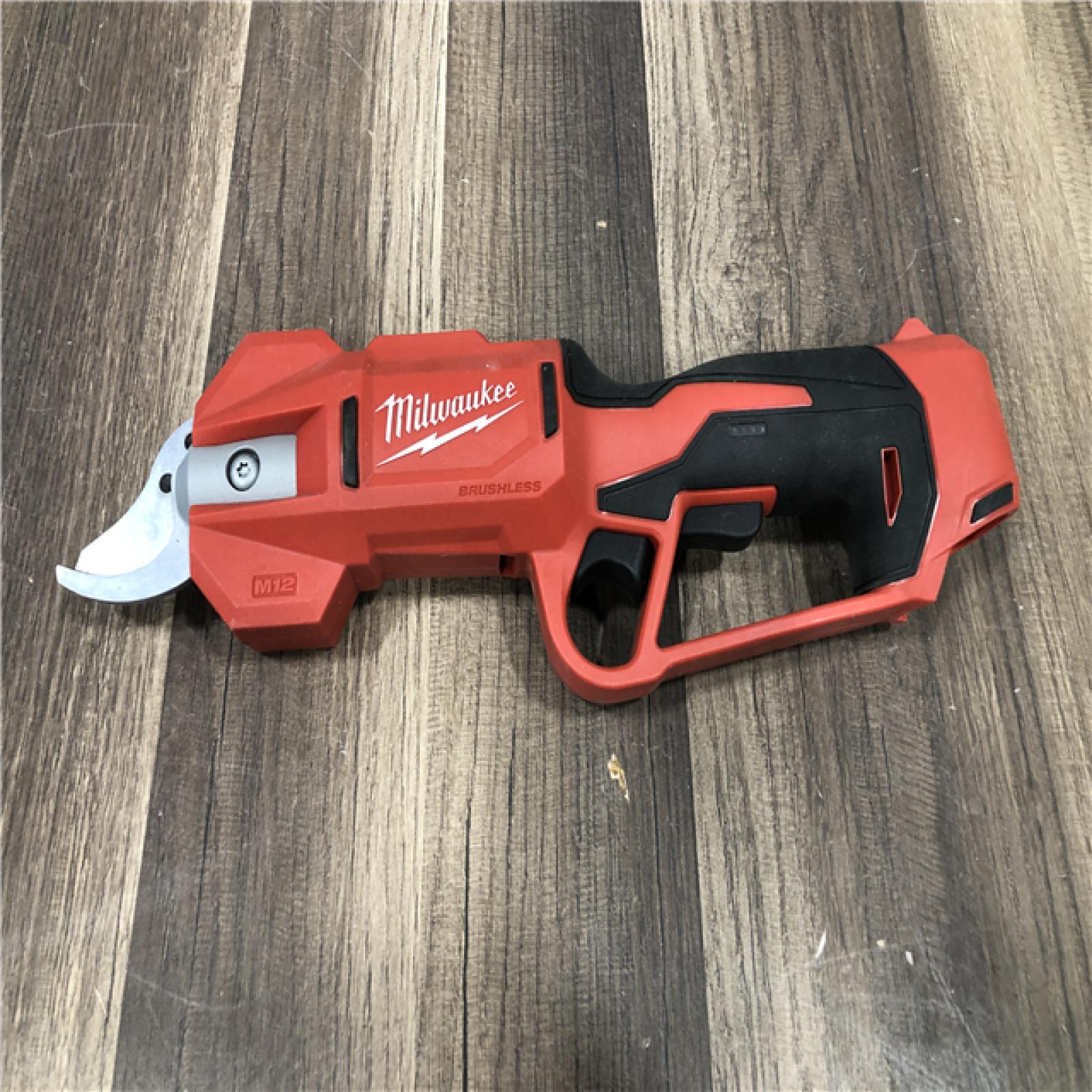AS-IS Milwaukee M12 12V Cordless Brushless Pruner Shears (Tool Only)