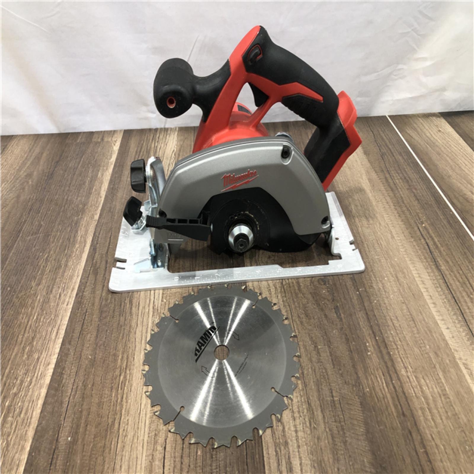 AS-IS Milwaukee 18V Lithium-Ion Cordless 6-1/2 in. Circular Saw (Tool-Only)