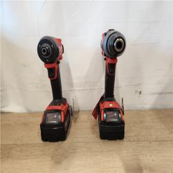 AS-IS- Milwaukee  FUEL 18V Lithium-Ion Brushless Cordless Hammer Drill and Impact Driver Combo Kit