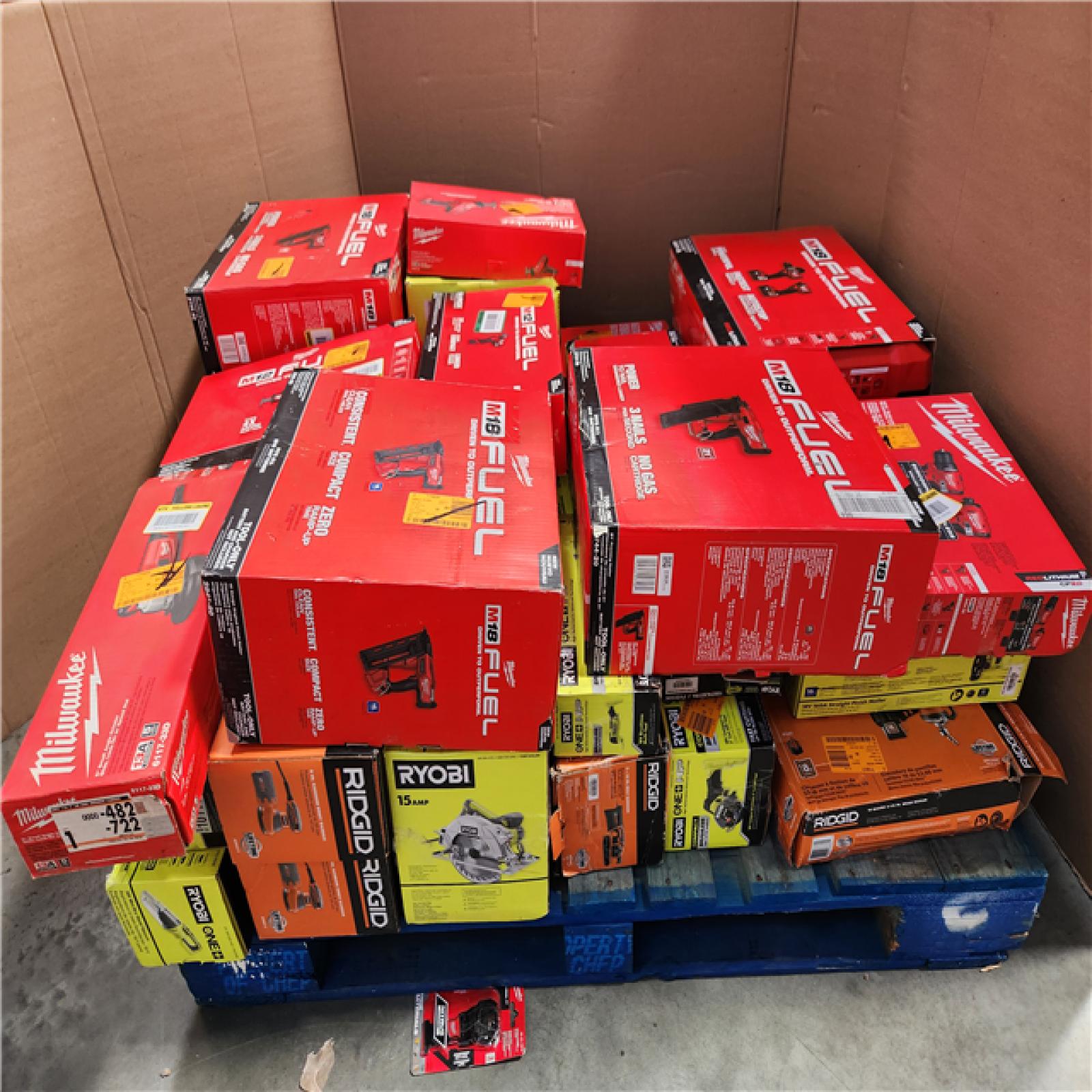 CALIFORNIA AS-IS TOOL PALLET