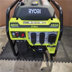 HOUSTON LOCATION - AS-IS RYOBI Carb Compliant Recoil Start Gasoline Powered Portable Generator with CO Shutdown Sensor