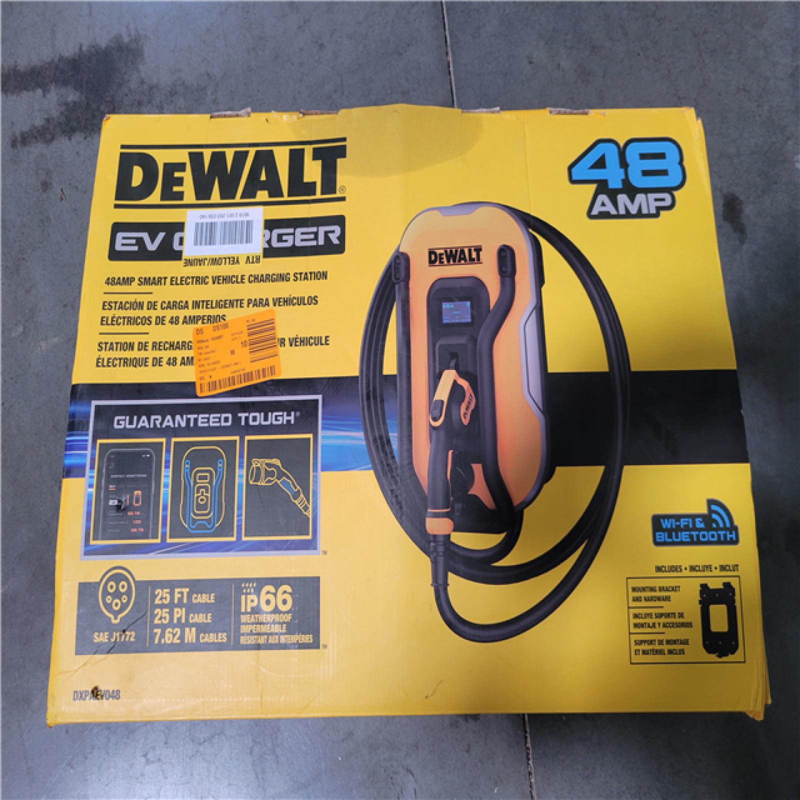 CALIFORNIA AS-IS DEWALT 48AMP SMART ELECTRIC VEHICLE CHARGING STATION