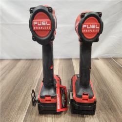 AS-IS- Good - M18 FUEL 18V Lithium-Ion Brushless Cordless Combo Kit  with Two 5.0 Ah Batteries  1 Charger 1 Tool Bag