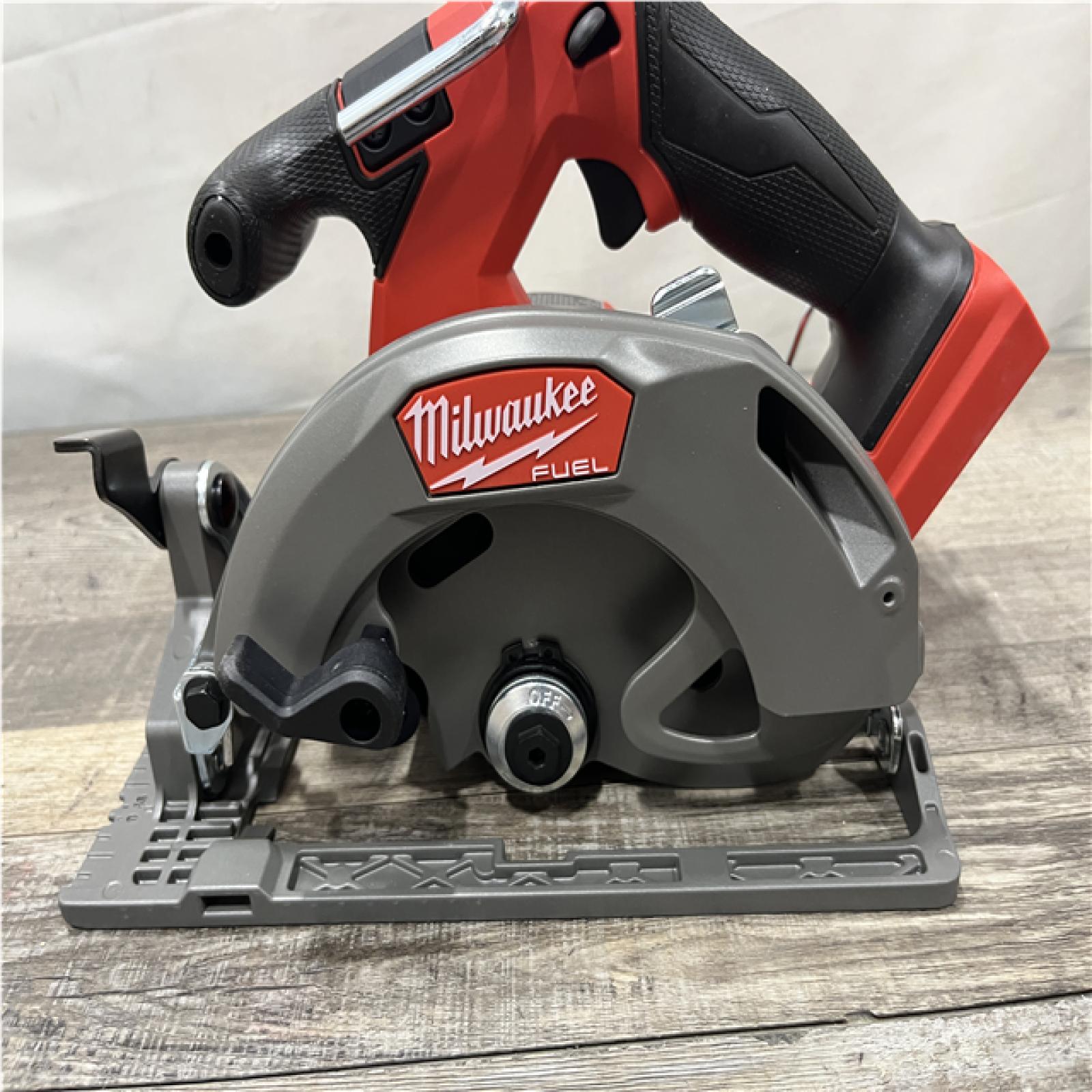 AS-IS Milwaukee FUEL 18V Lithium-Ion Brushless Cordless 6-1/2 in. Circular Saw (Tool-Only)