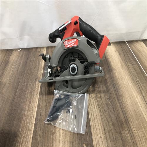 AS-IS Milwaukee FUEL 18V Lithium-Ion Brushless Cordless 6-1/2 in. Circular Saw (Tool-Only)